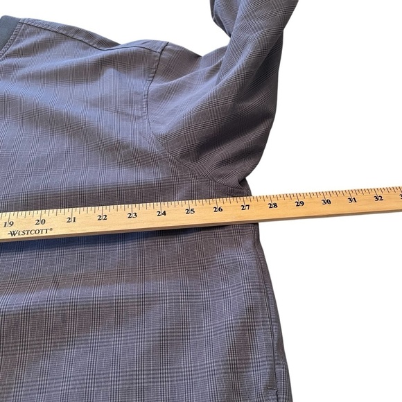 DOCKERS Golf Checkered Pullover Windbreaker-Size XL-Rain Lining - Picture 8 of 11